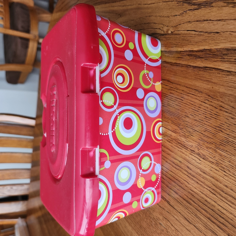 Huggies Multicolor Circles Bubbles Wipes Storage Container